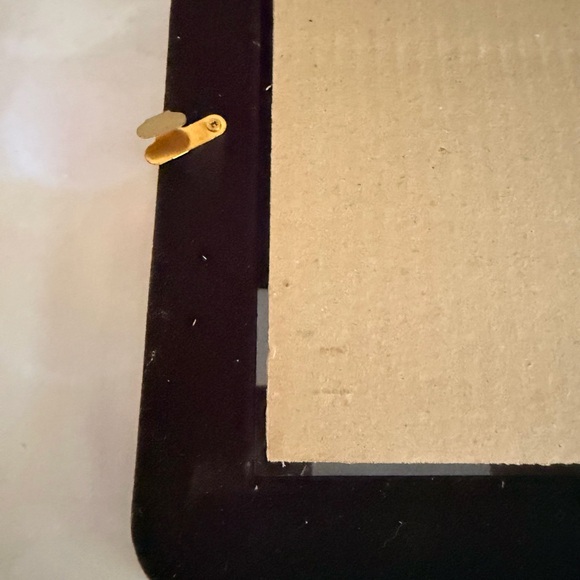 Art Deco brass and silver Dual-Tone Picture Frame vintage - Picture 5 of 5